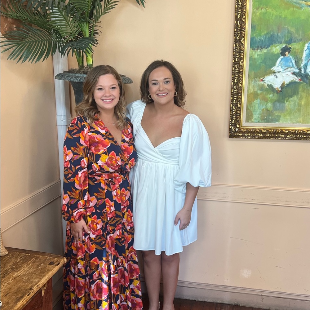 Red Dress Boutique Twirling with Grace White Cotton Dress